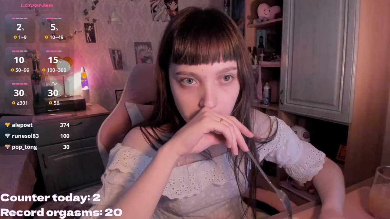 RileyNymph cam recording