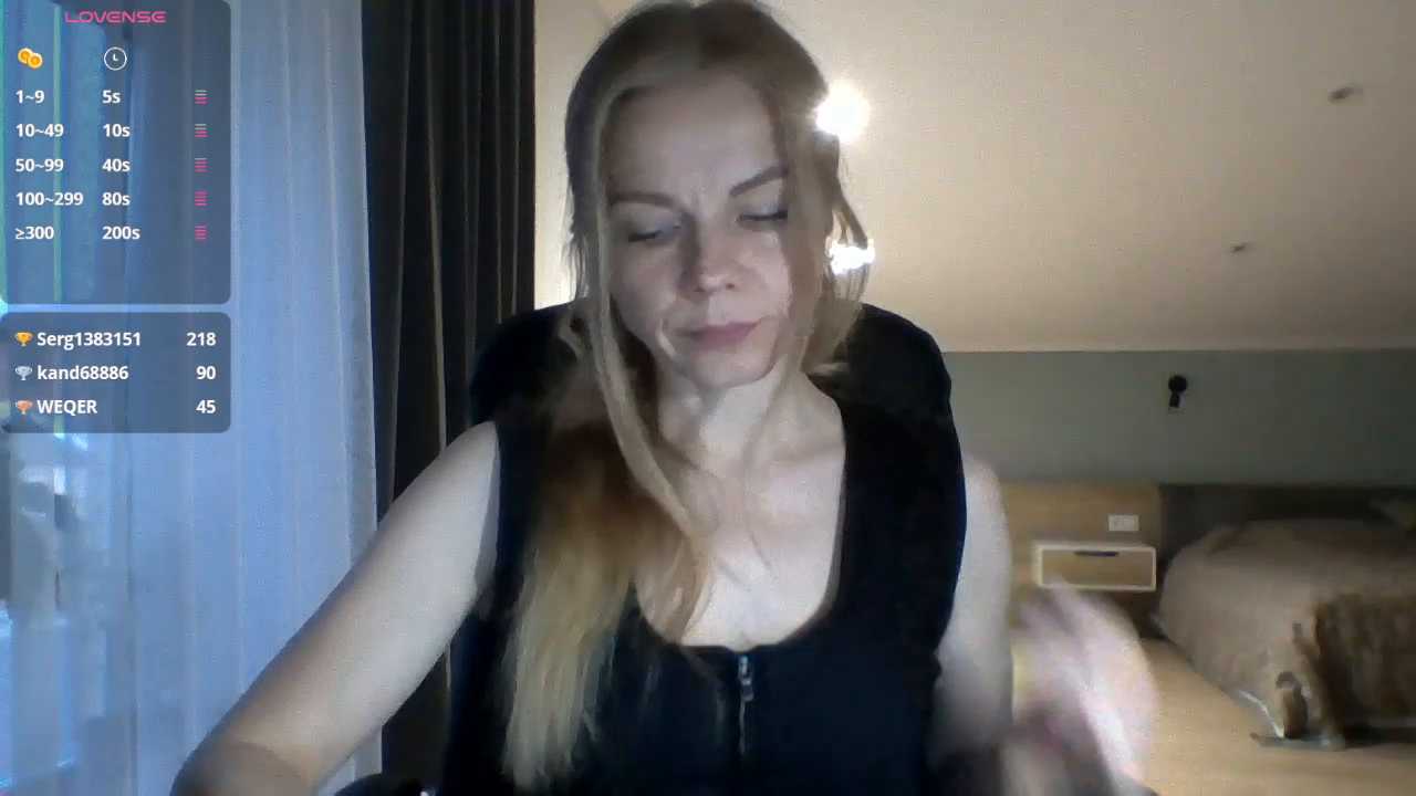 TinaDiamond cam recording